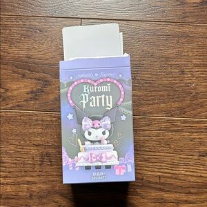 Kuromi Party Invitations - Purple and White. “Mysterious gift”